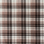 Camel Plaid Fleece Fabric	